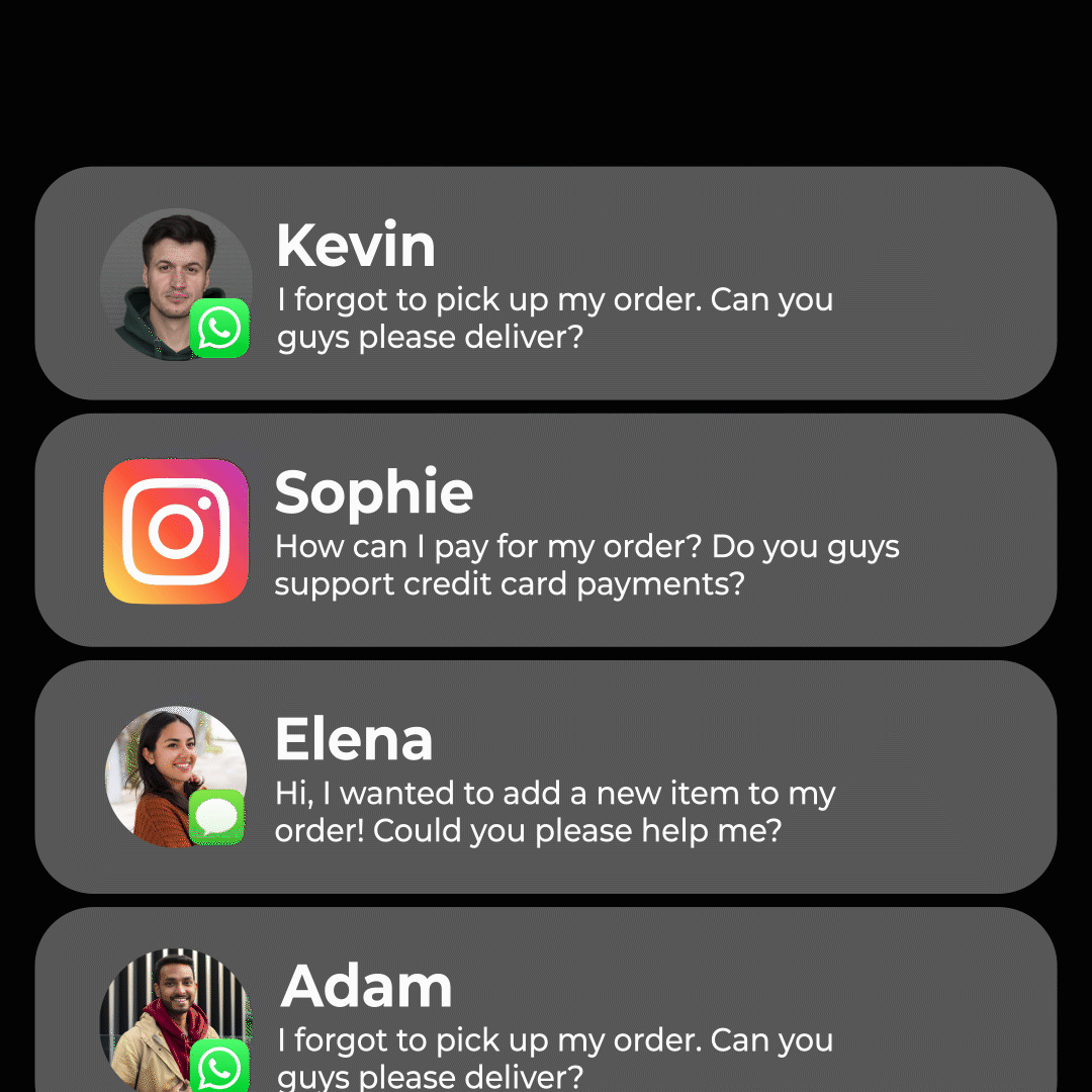 Juggling orders through DMs, texts, and spreadsheets